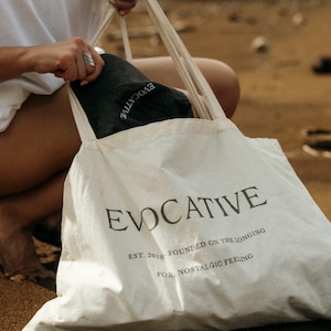 Organic Cotton Evocative Tote image 1