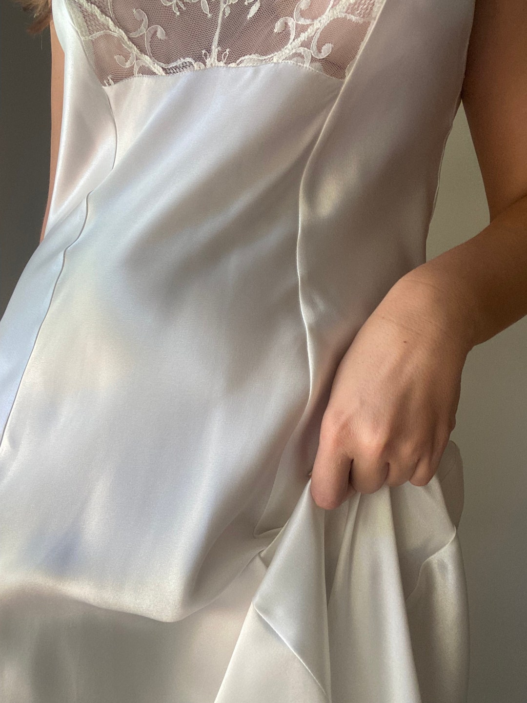 White Slip Dress main image 1