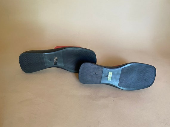 Italian Leather Slides | Size 8 - image 5