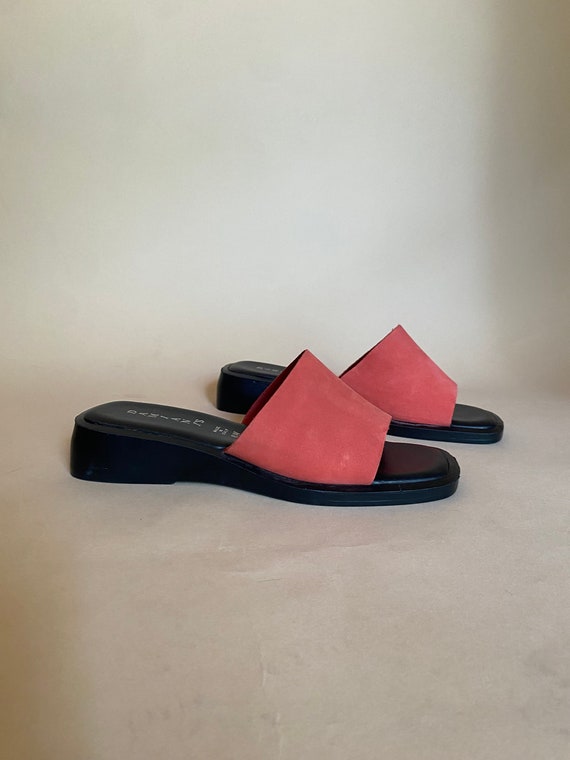 Italian Leather Slides | Size 8 - image 4