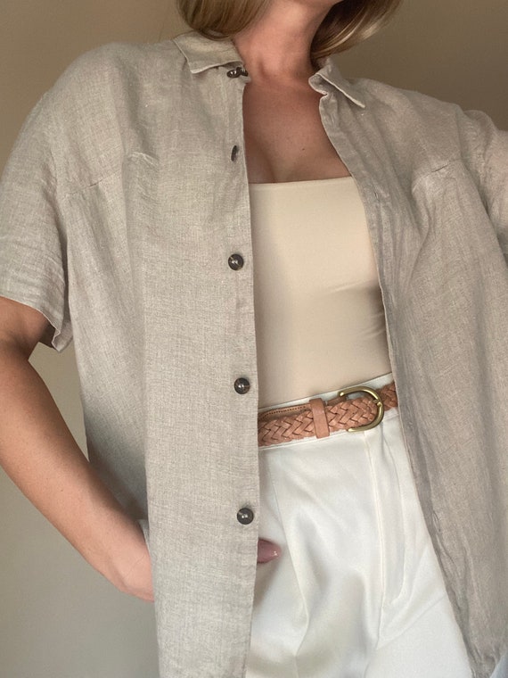 Harvé Benard Linen Top