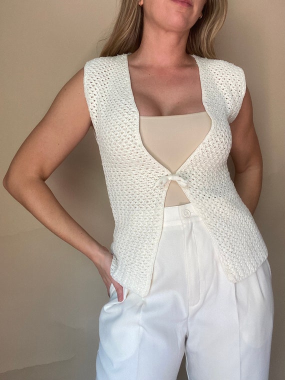 Handmade Cream Cardigan