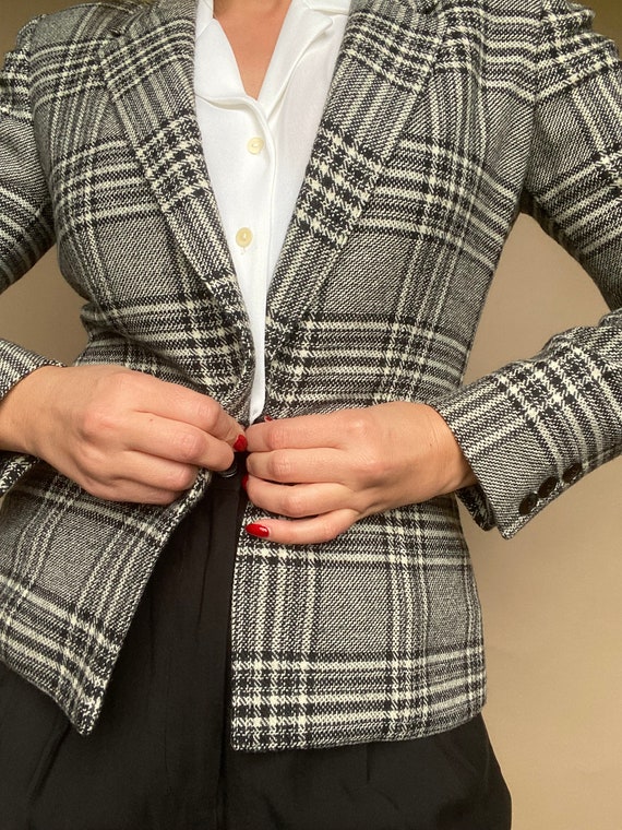 Vintage 80s Anne Klein Union Made Wool Blazer - image 6