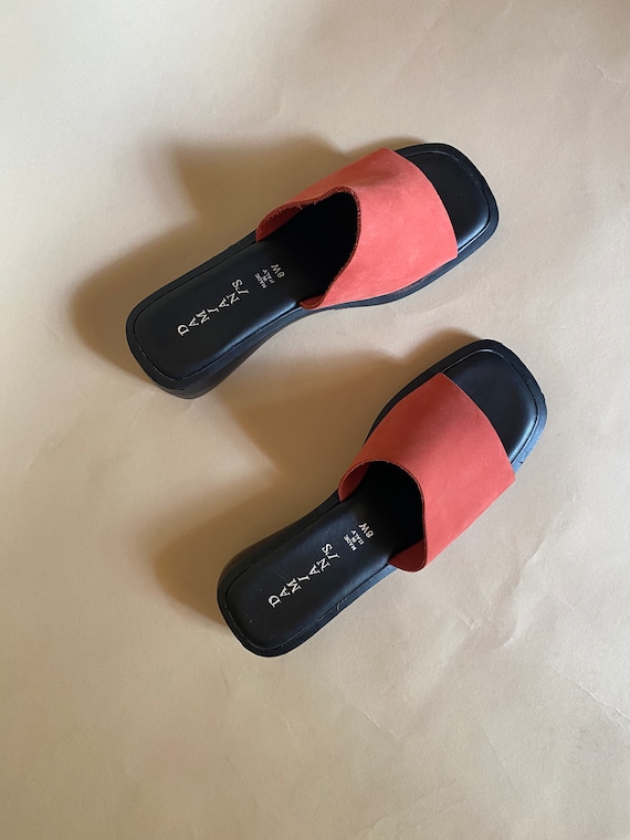 Italian Leather Slides | Size 8 - image 3