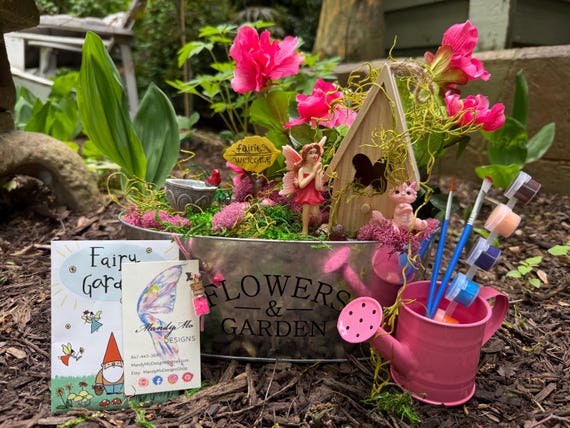 Paint And Plant Flower Growing Kit For Kids – Set Of 4