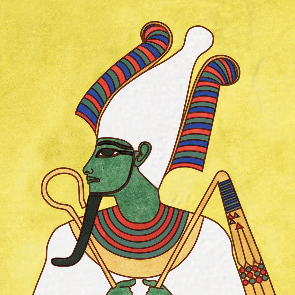 Ancient Egyptian Gods and Goddesses, Egyptian Mythology Art Poster ...