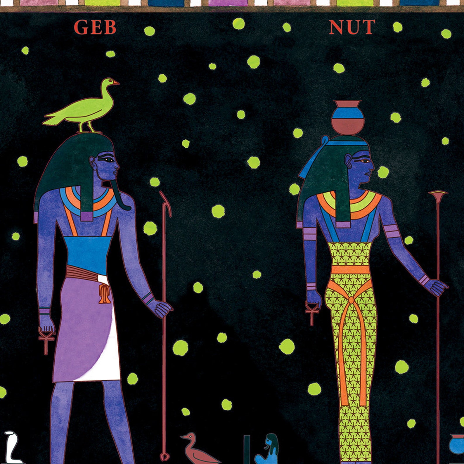 Ancient Egyptian Gods and Goddesses (radioactive Version), Egyptian ...