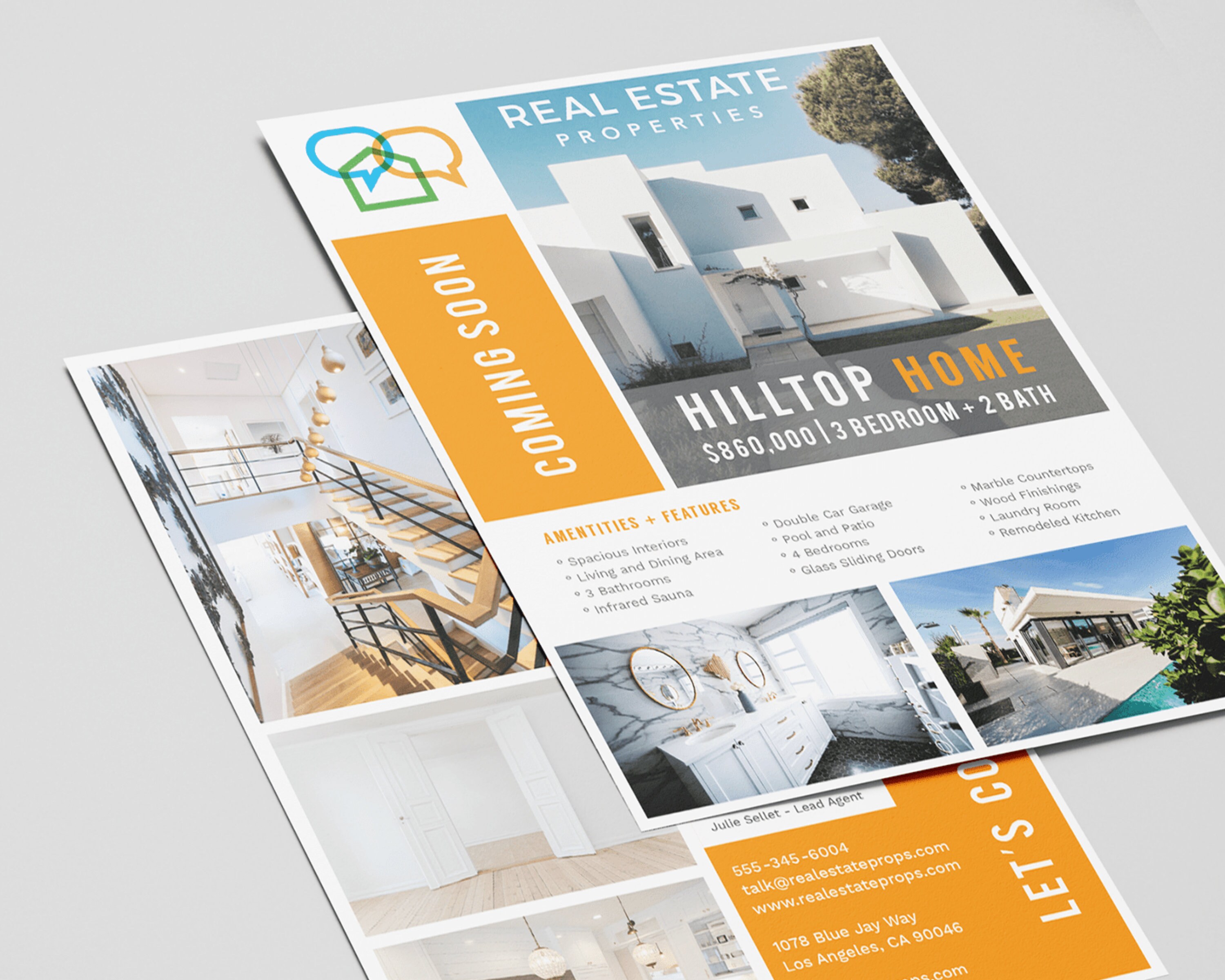 Lively Real Estate Logo Realtor Logo Real Estate Branding Etsy