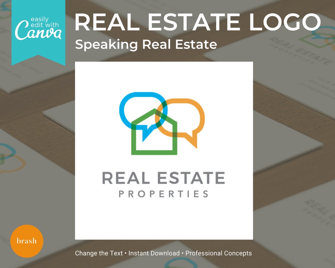Lively Real Estate Logo Realtor Logo Real Estate Branding Etsy
