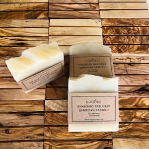 Handmade Shampoo Bar Soap, Natural, Pure %100 Olive Oil, Soap Bar, Traditional Made, Best Skin Care, Organic Soap, Special Logo Available