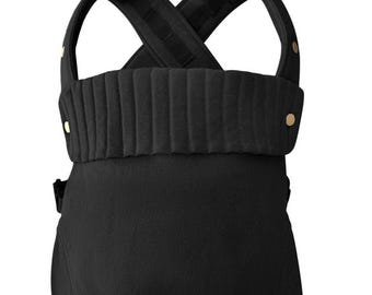 Midnight Black Angel Baby Carrier, Luxury baby carrier safety tested