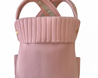 Petal Pink Angel Baby Carrier, Luxury baby carrier safety tested