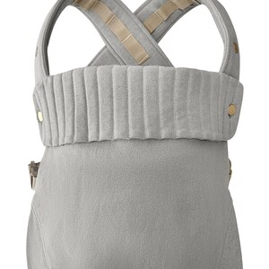 Portabebés Angel en color gris paloma, portabebés de lujo, seguridad comprobada