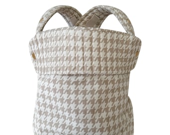 Beige Houndstooth Angel Baby Carrier, Luxury baby carrier safety tested