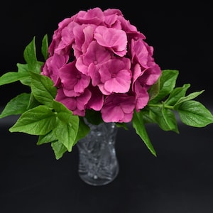 Clay hydrangea centerpiece room flower centerpiececold porcelain artificial flowers housewarming gift hydrangea arrangement pink hydrangea