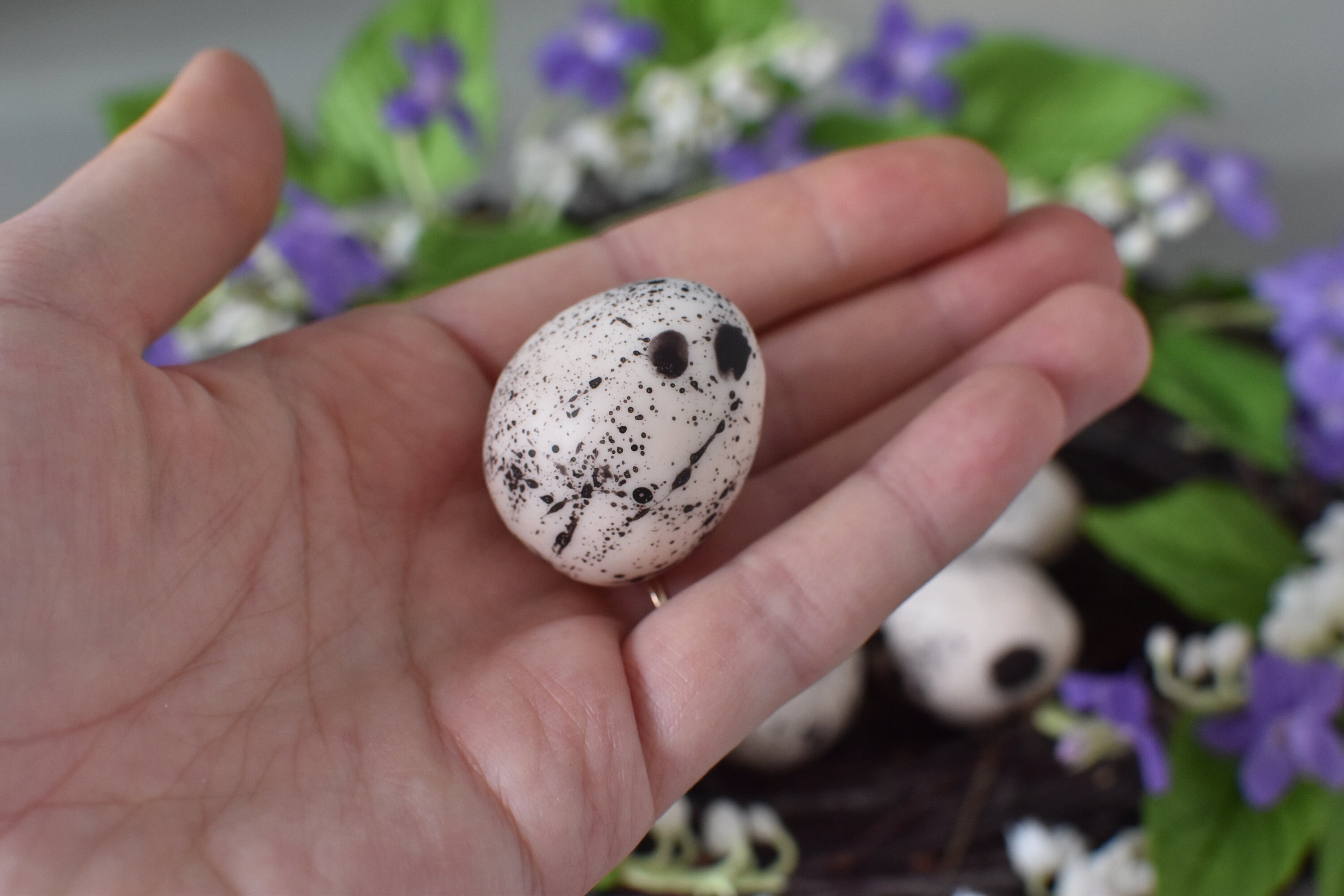 Quail Eggs Eggs Hand Painted Fake eggs Easter Decoration eggs Etsy