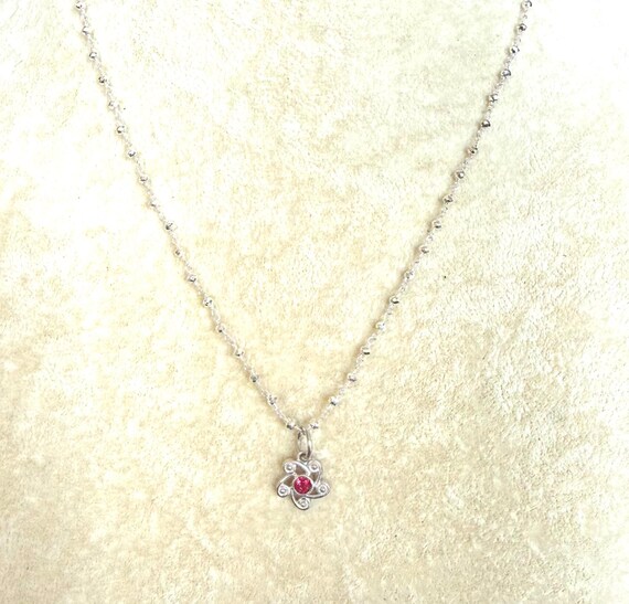 スタージュエリー RUBY SHOOTING STAR NECKLACE Shooting Star Ruby Pendant Necklace - Etsy