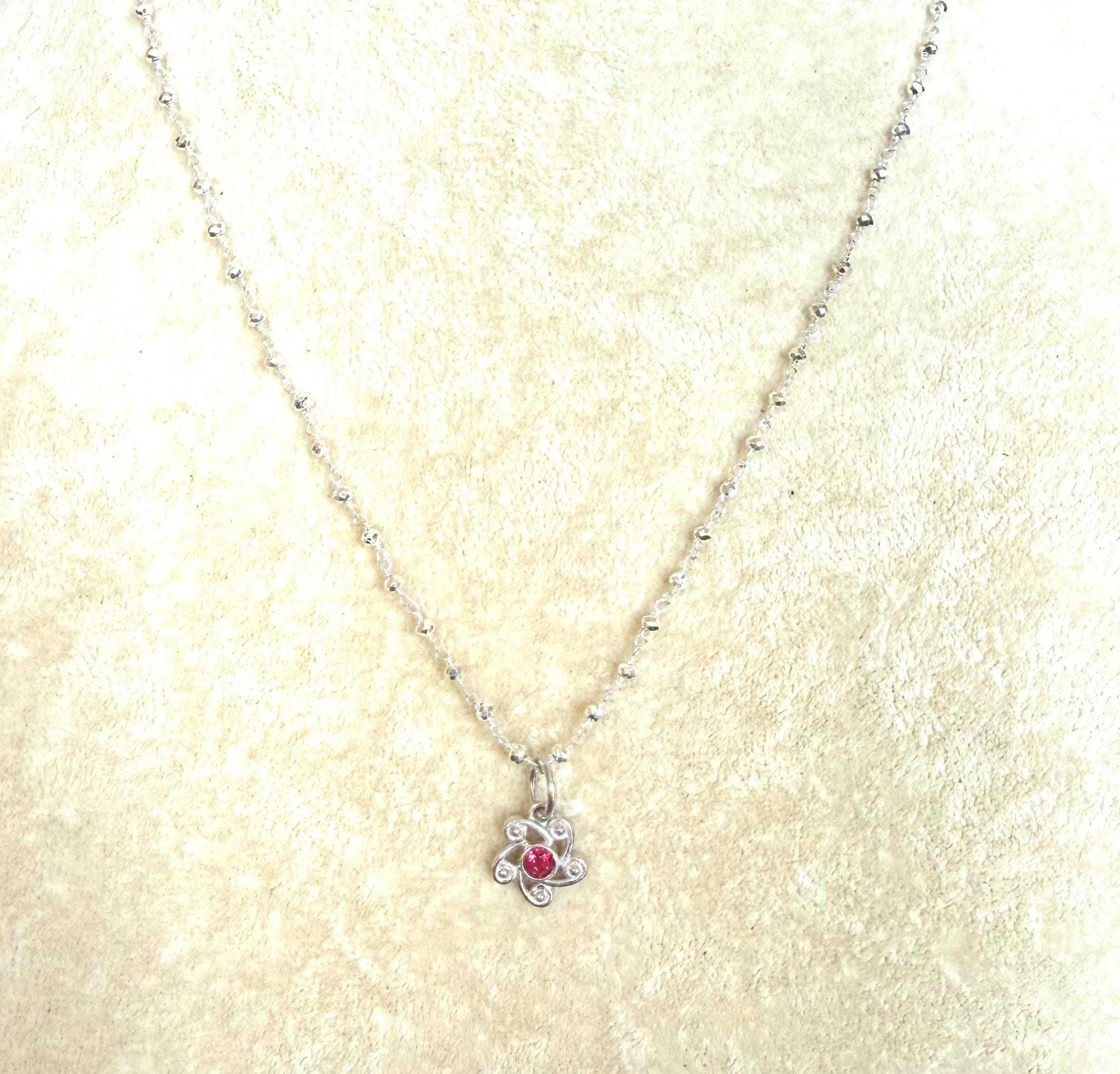 スタージュエリー RUBY SHOOTING STAR NECKLACE Shooting Star Ruby Pendant Necklace - Etsy