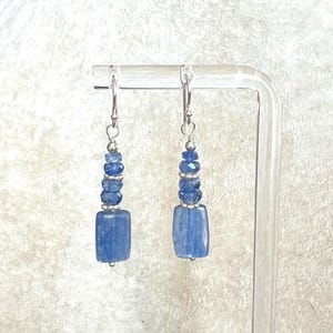 Blue Kyanite Drop Earrings