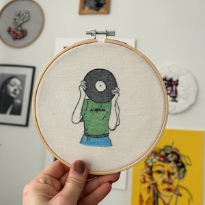 Record | Embroidery, Embroidery hoop, Embroidery Work