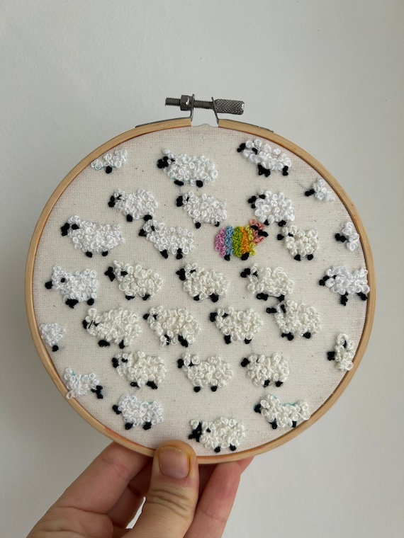 Anarchic | embroidery, embroidery hoop, embroidered, needle and thread work