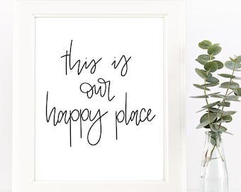 Black and White Print, Wall Art