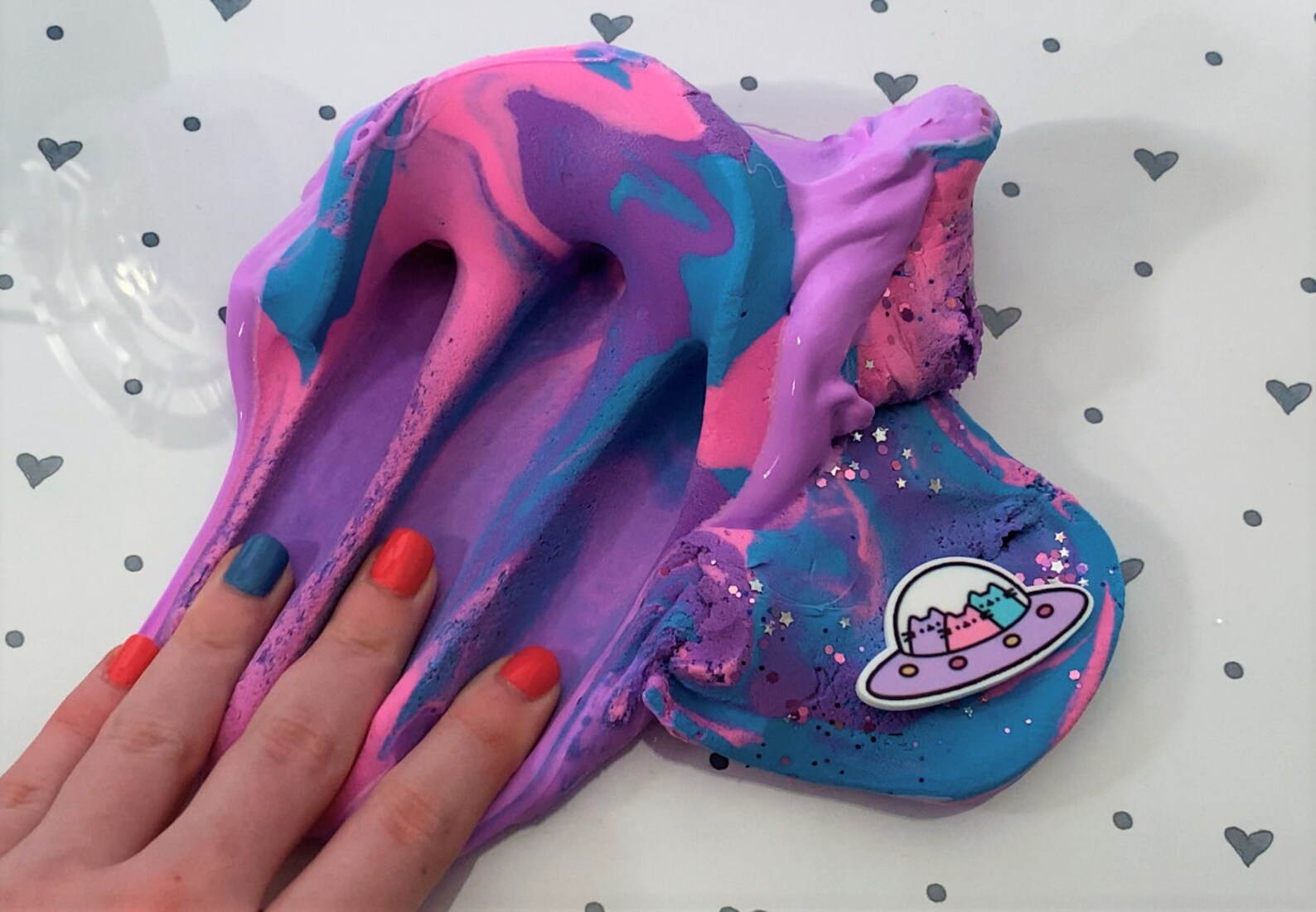 DIY Clay Butter Slime Space Cats Scented Slime Etsy