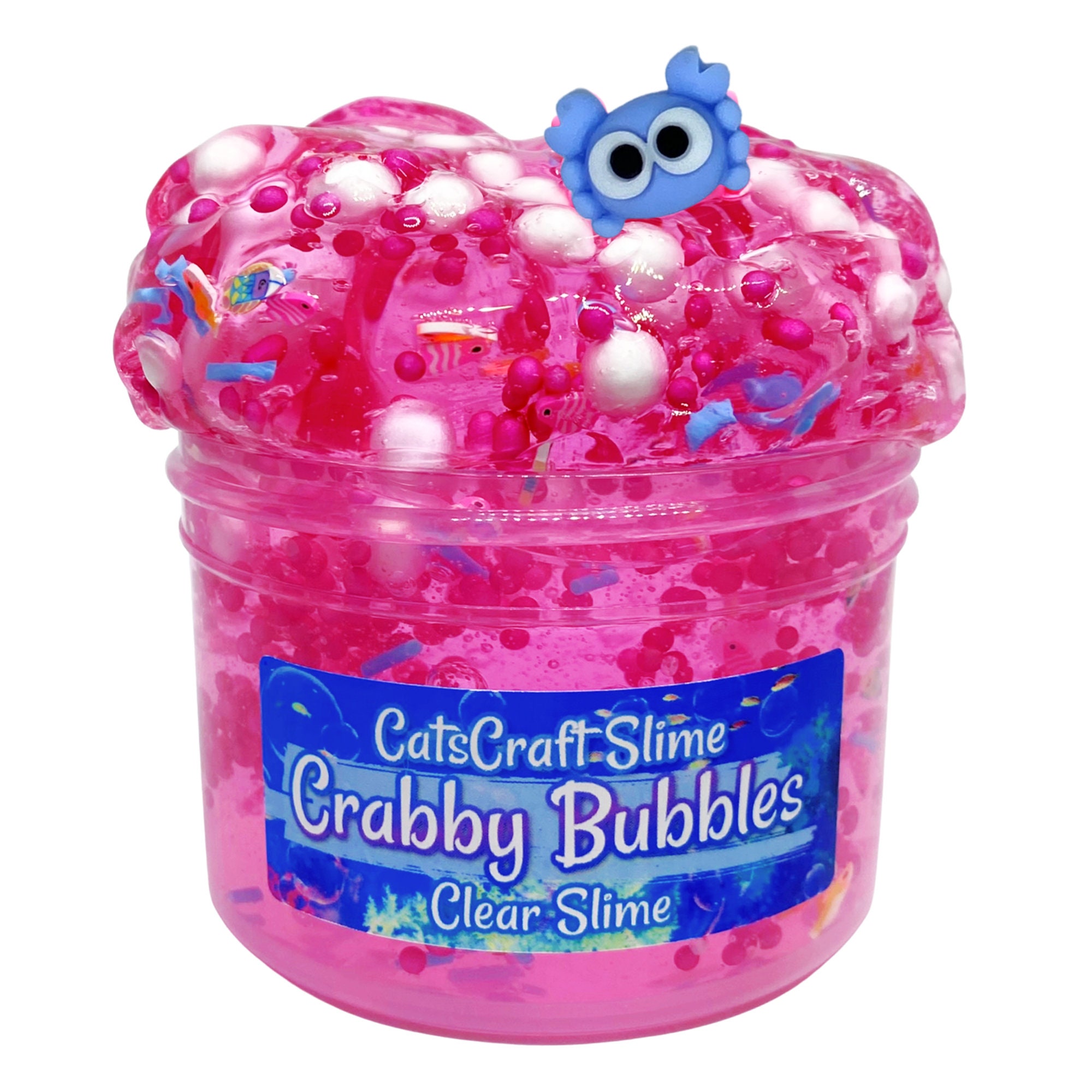 Thick Glossy Slime Berry Boba SCENTED ASMR Charm Fimos