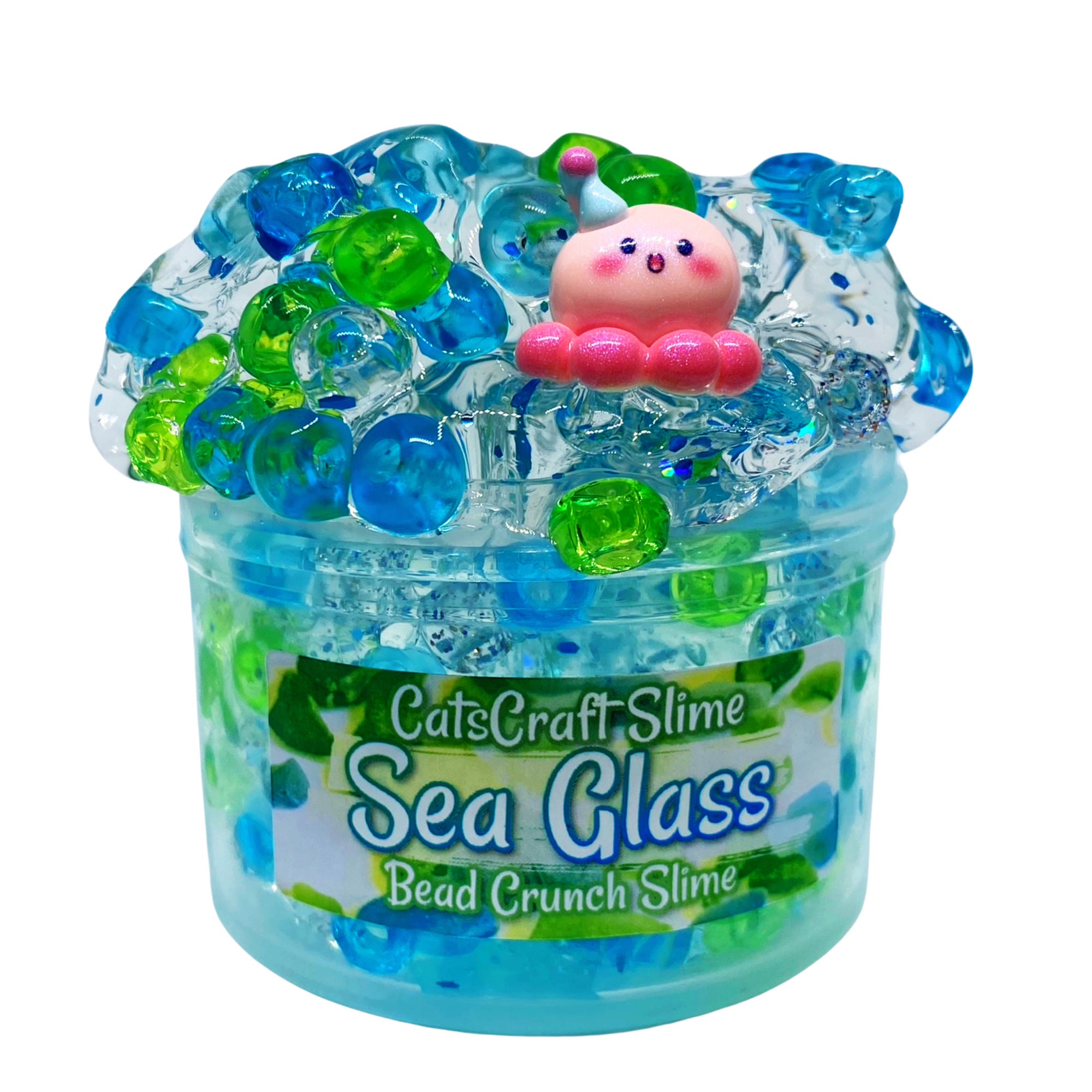 Clear Slime axolotl SCENTED Stretchy Glitter Slime -  Denmark