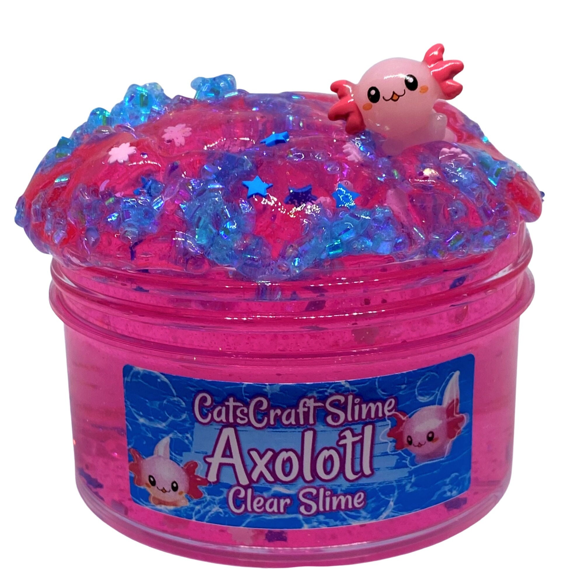 Sleepy Baby Axolotl  Cute Cloud Slime – Slime Fantasies