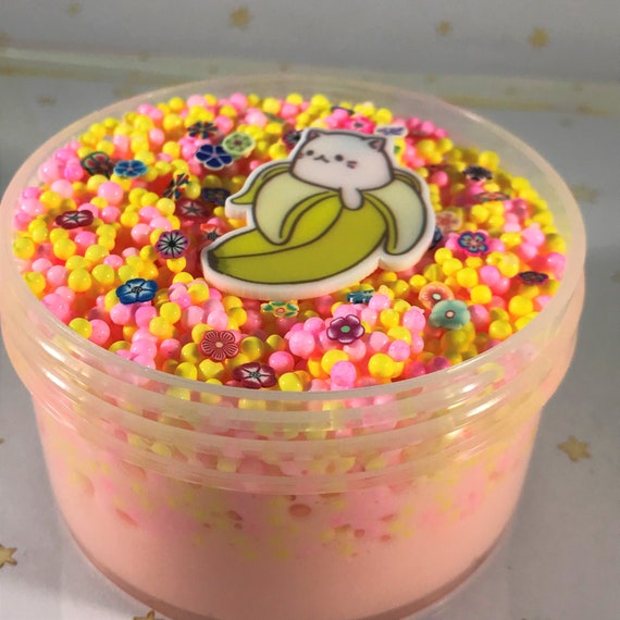 Full Floam Slime Candy Hearts SCENTED crunchy ASMR 8 oz or 6 oz With Charm rainbow foam beads