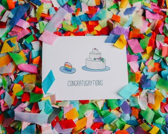 Gay Wedding Card, Lesbian Wedding Card, Gay Congratulations Greeting Card, Queer Wedding Card, LGBTQ Wedding Card, Gay Congratulations Card