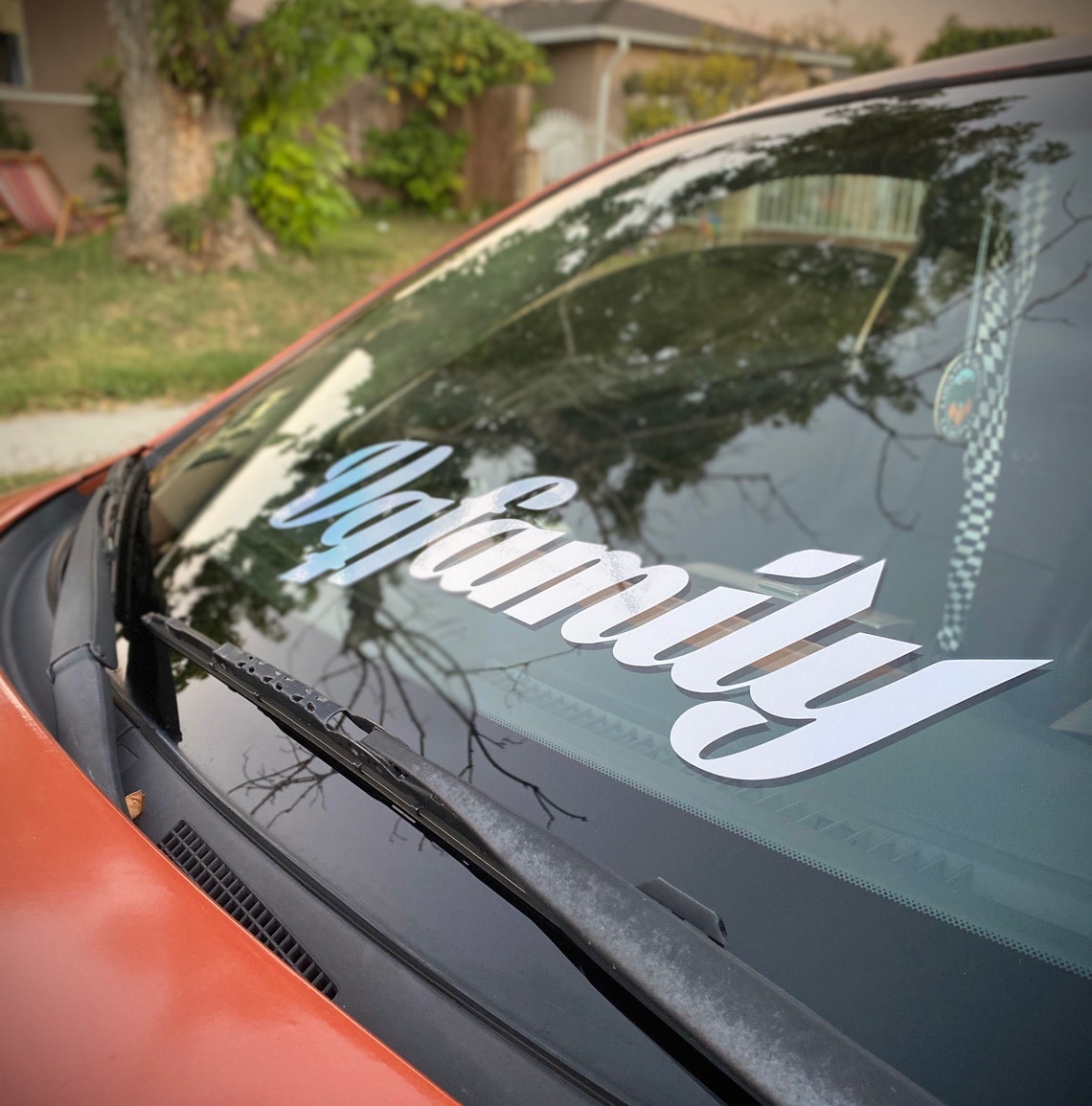 Car banner decal Etsy