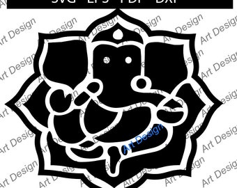 ganesha stencil etsy ganesha stencil etsy