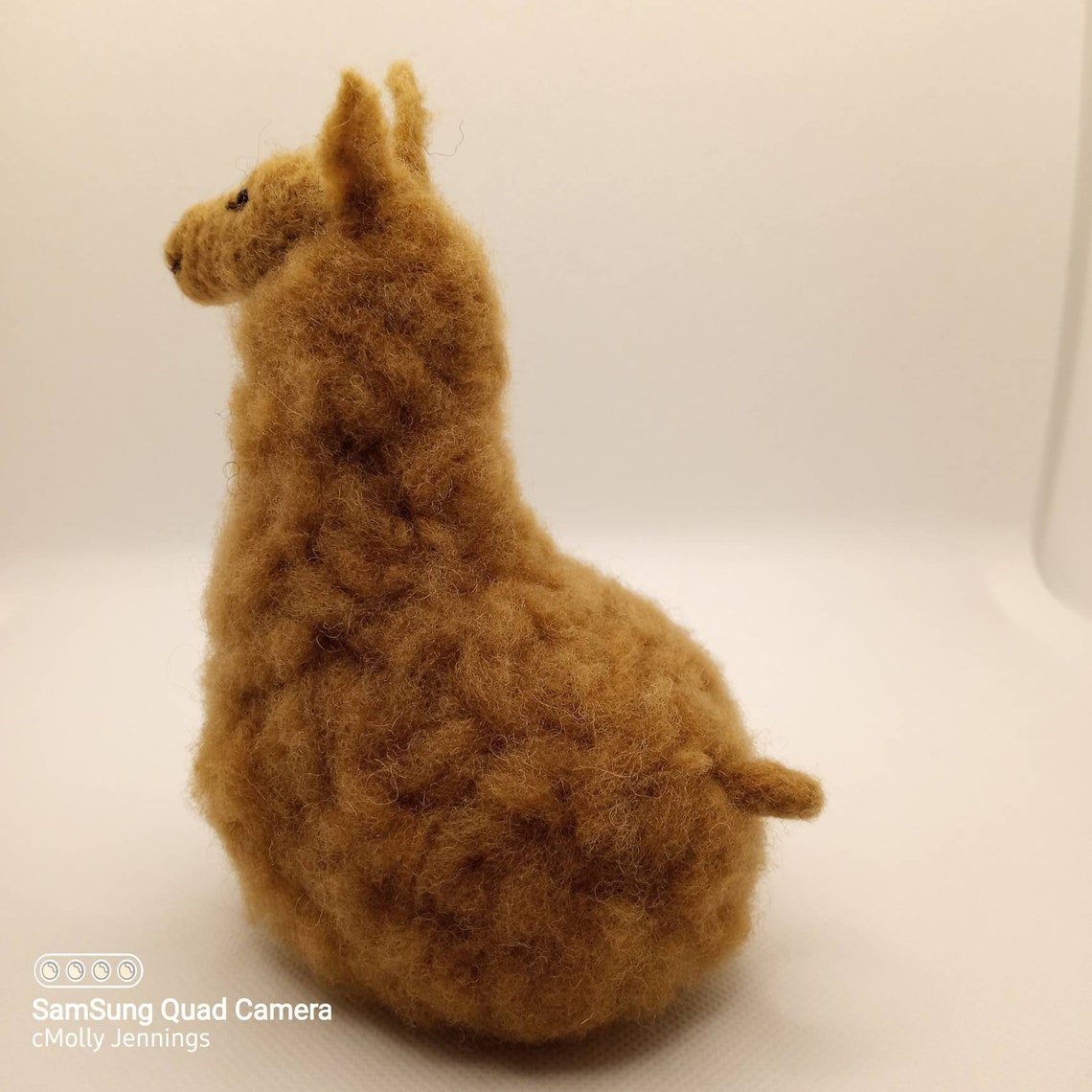 Needle Felted Animal Felt Llama Wool Llama Waldorf Etsy