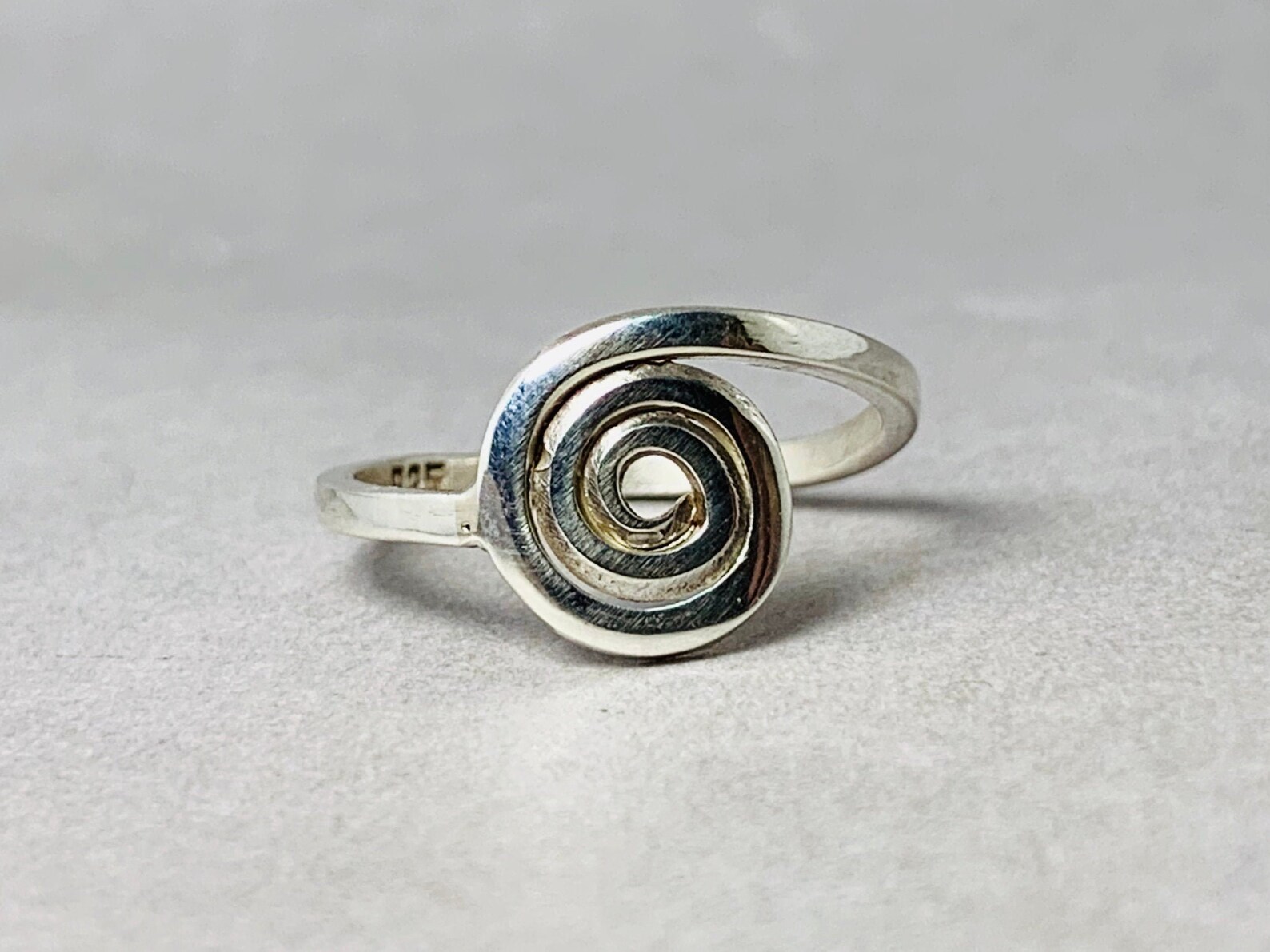 Spiral Ring Silver Rings Everyday Ring Ring for Woman Etsy