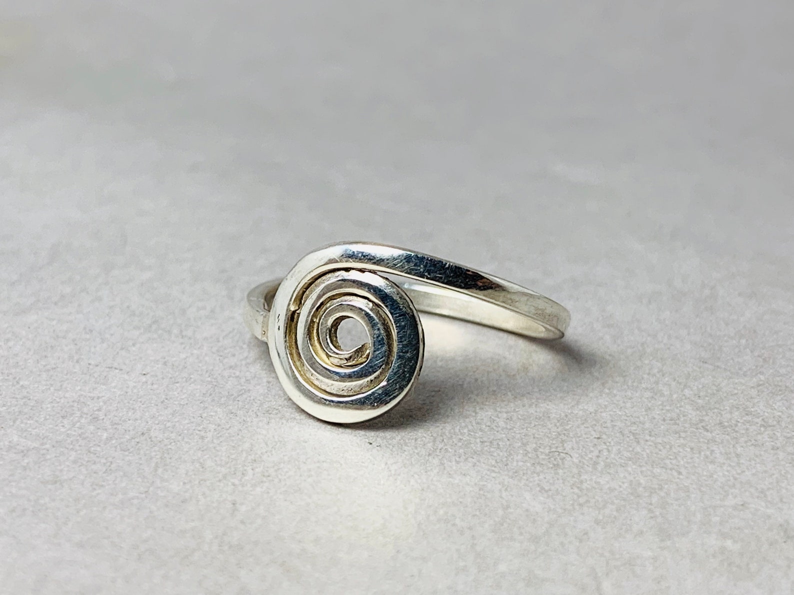 Spiral Ring Silver Rings Everyday Ring Ring for Woman - Etsy