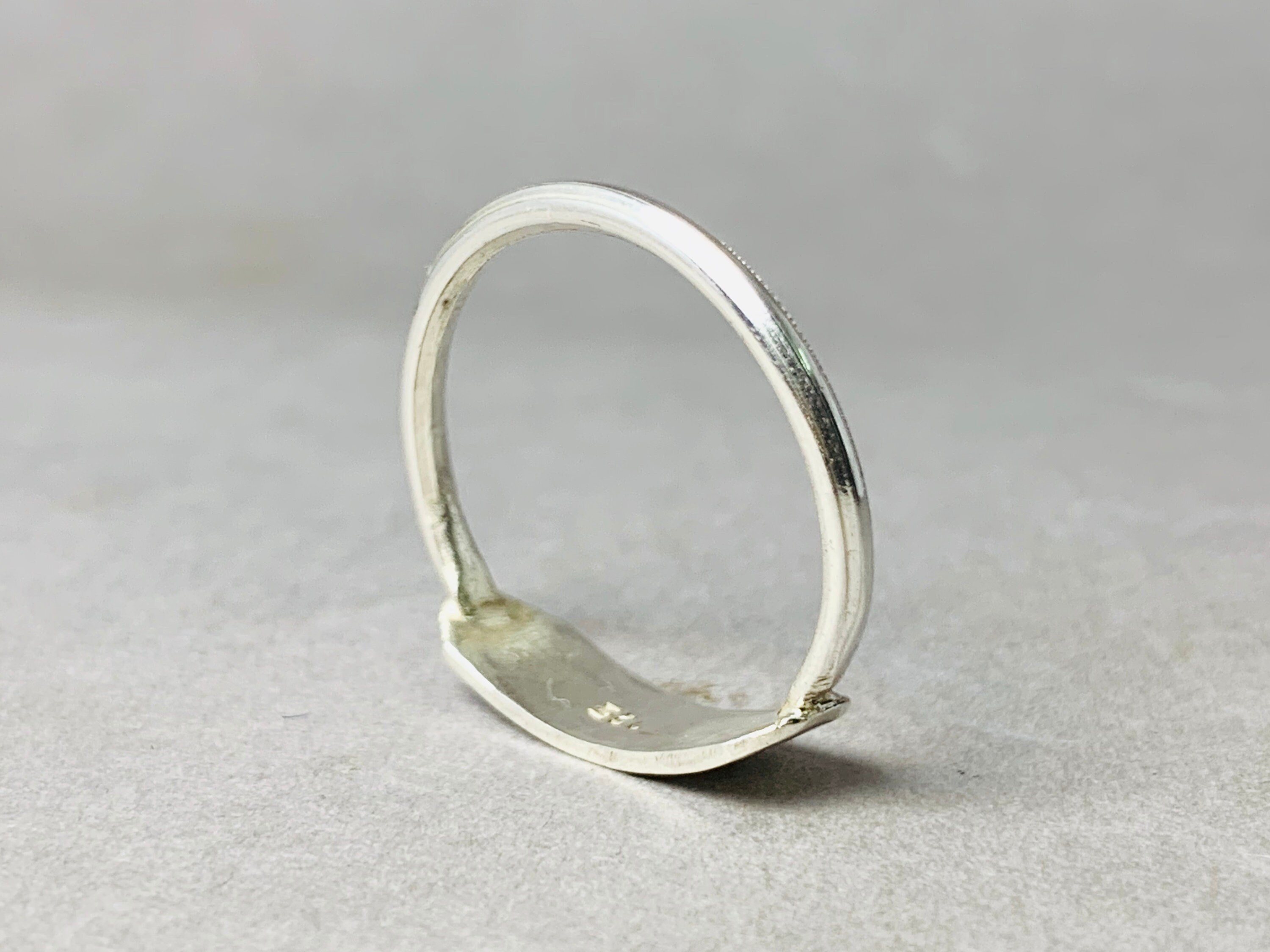 Hammered Ring Sterling Silver Ring 925 Handmade Ring Boho - Etsy