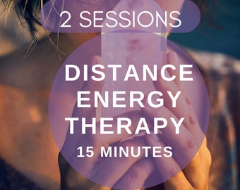 2 sessions - DISTANCE ENERGY HEALING (Love & Light) Cleansing Negative Energy