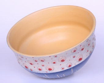 Salat- oder Müsli- Keramikschüssel - "Pusteblumen"