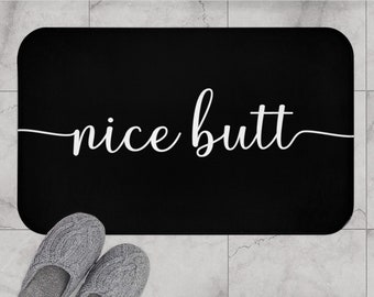 Nice Butt Bath Mat, Home Bath Mat, Rae Dunn Mat, Best Bath Mat, Home Decoration, Bathroom Bath Mat, Bath Decor, Funny Bath Rug, Funny Mat