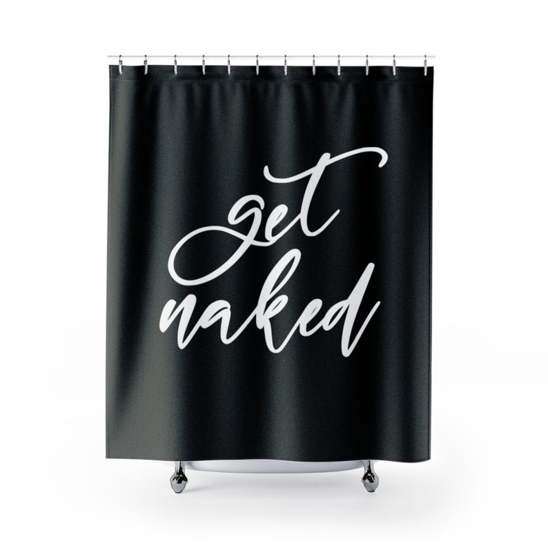 Get Naked Shower Curtain Bathroom Decoration Curtain Funny Etsy Get Naked Shower Curtain Bathroom Decoration Curtain Funny Etsy