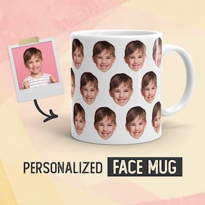 Custom Face Mug, Face on mug, custom dog mug, Photo Mug, Boyfriend Girlfriend Gift, Custom Printed M, Funny Faces Mug, Gift for best friend