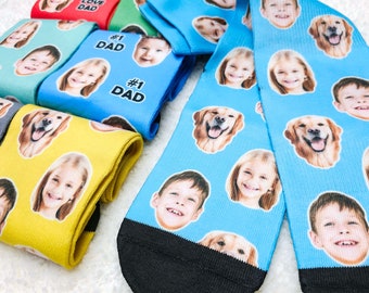 Custom Face Socks, Personalized Photo Socks, Picture Socks, Face on Socks, Dog socks, Cat socks, Pet socks, Face on Socks, Custom socks
