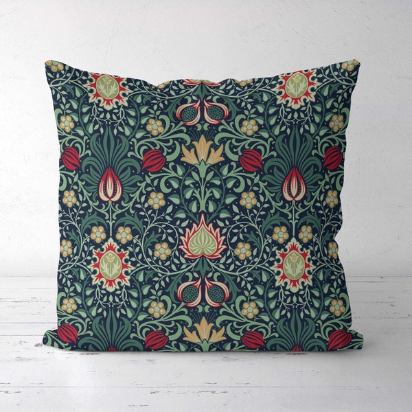 William Morris Throw Pillow Cover, Morris Art Cushion Cover, Art Nouveau pillow case, Vintage cover, Ancient Decorative Pillow Case gifts