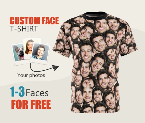 custom face t shirts
