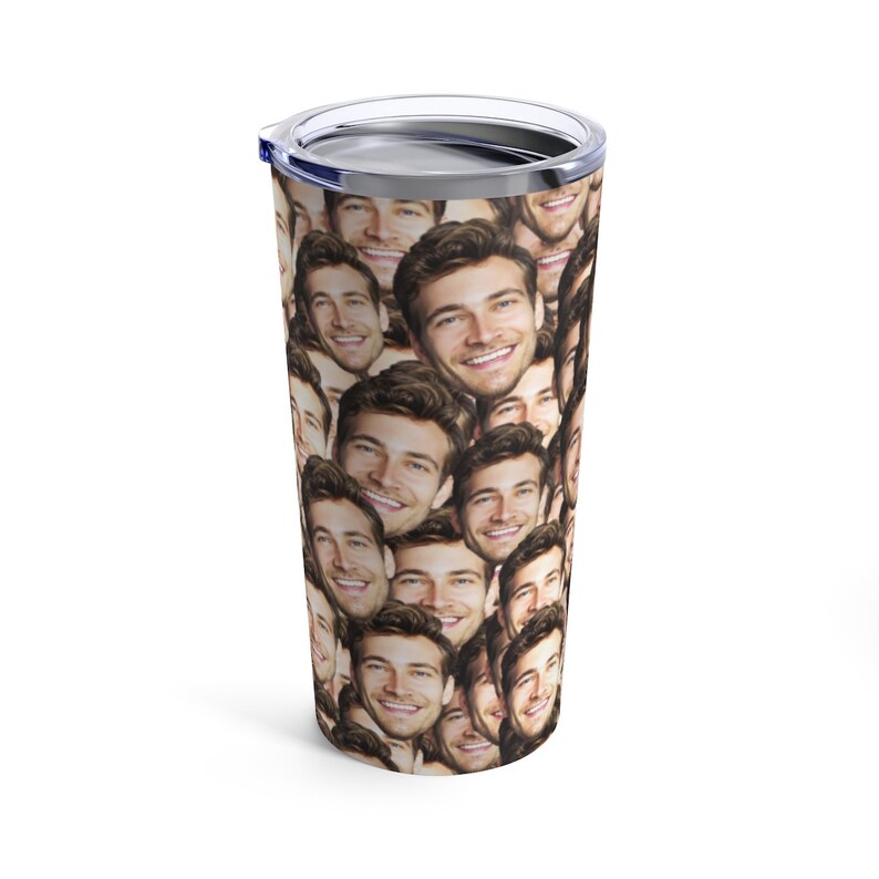 Person, Puppy or Cat Put Any Photo Photo On The Tumbler Crazy Face Tumbler Girlfriend Boyfriend Funny Mug Personalized Travel Mug