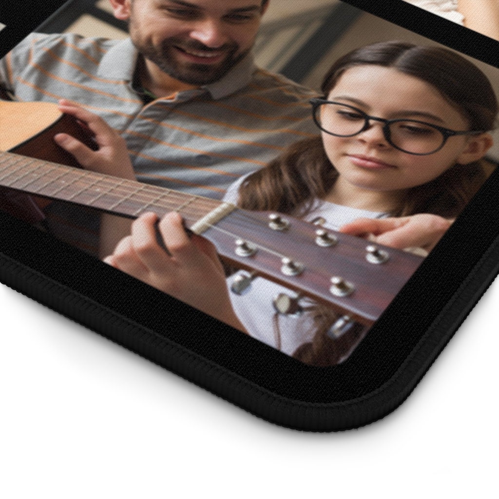 Photo Collage Desk Mat Desk Pad Photo Desk Mat Custom Desk Etsy