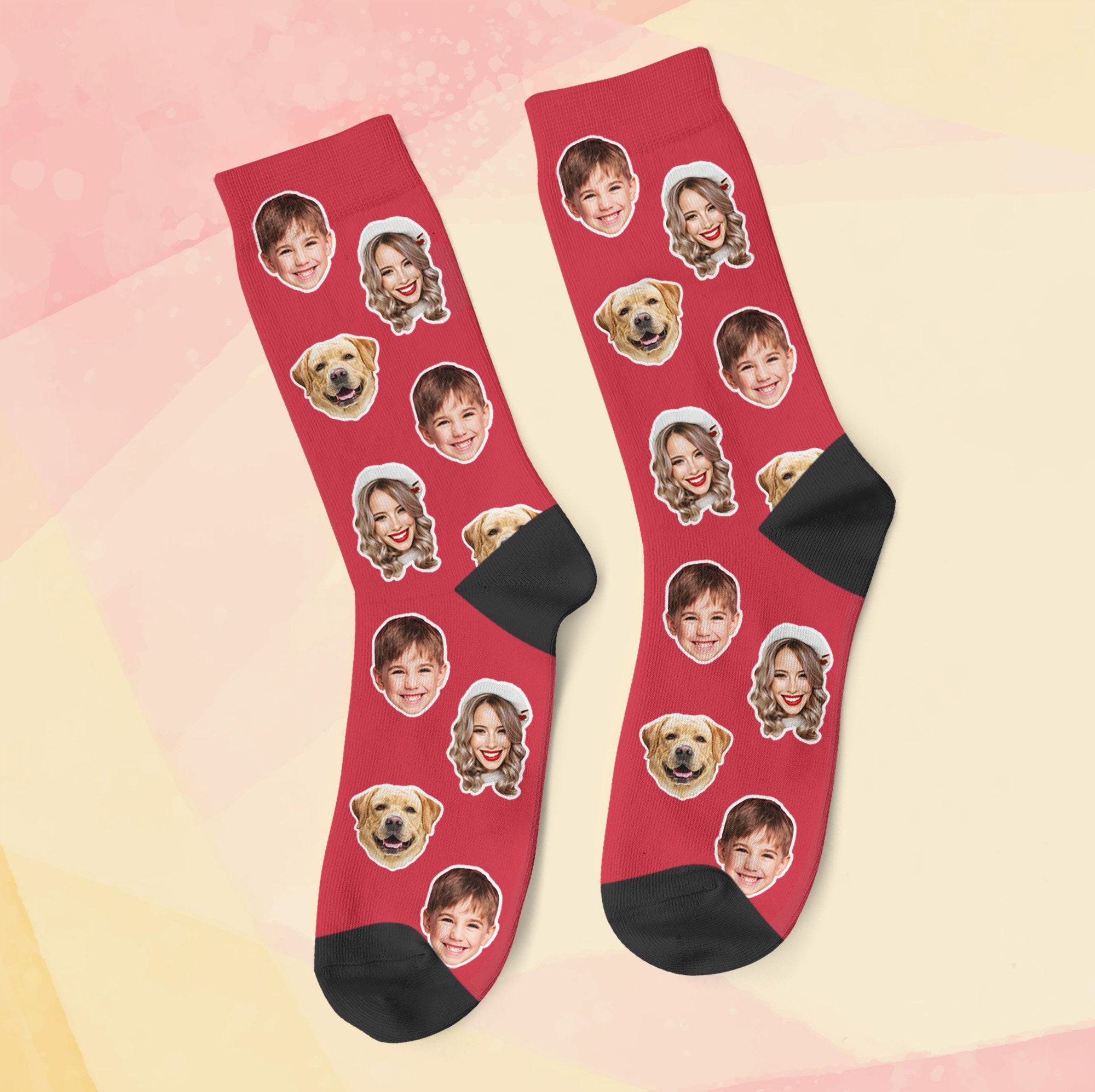 Discover Chaussettes Personnalisés Pour Le Visage,