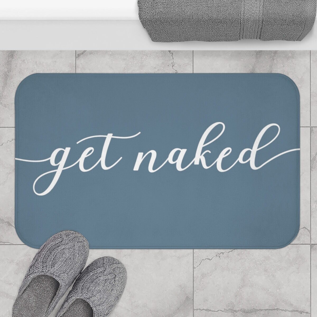 Get Naked Bath Mat Home Bath Mat Door Bath Mat Best Bath Etsy UK